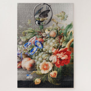 Still Life Blume und Früchte Klassische Kunst Puzzle