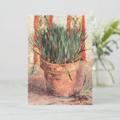 Still Life Blupot w Chives von Vincent van Gogh Einladung (Stehend Vorderseite)