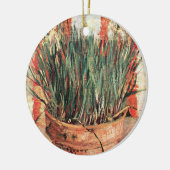 Still Life Blupot w Chives von Vincent van Gogh Keramik Ornament (Links)