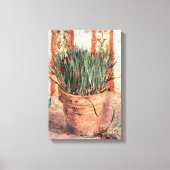 Still Life Blupot w Chives von Vincent van Gogh Leinwanddruck (Vorderseite)