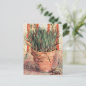 Still Life Blupot w Chives von Vincent van Gogh Postkarte (Stehend Vorderseite)