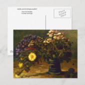 Still Life Bouquet von Daisies Van Gogh Fine Art Postkarte (Vorne/Hinten)