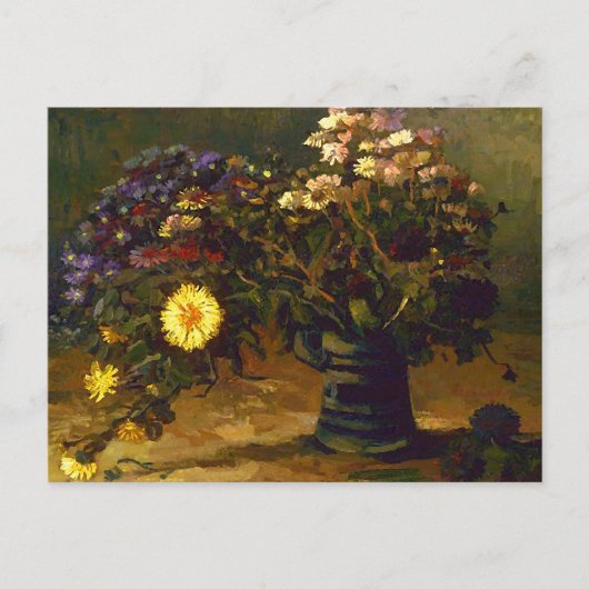 Still Life Bouquet von Daisies Van Gogh Fine Art Postkarte (Vorderseite)