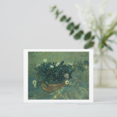 Still Life Bowl mit Daisies Van Gogh Fine Art Postkarte (Stehend Vorderseite)