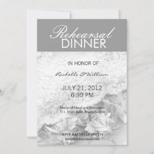 Still Life Charcoal Probe Dinner Card Einladung