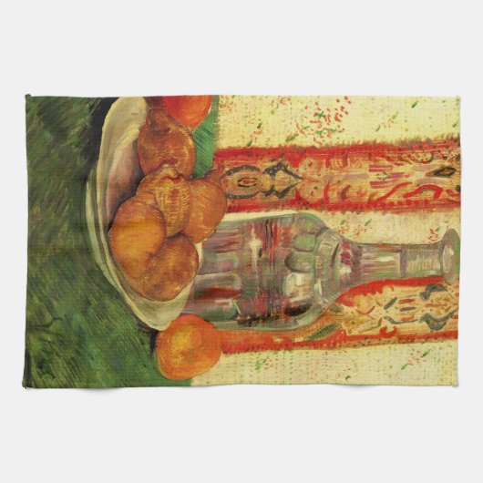 Still Life Decanter und Zitronen von Vincent van G Geschirrtuch (Horizontal)