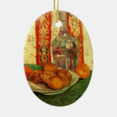 Still Life Decanter und Zitronen von Vincent van G Keramikornament (Hinten)