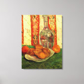 Still Life Decanter und Zitronen von Vincent van G Leinwanddruck (Vorderseite)