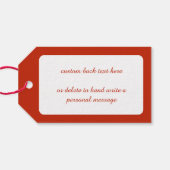 Still Life Flowers in a Vase by Vincent van Gogh Geschenkanhänger (Rückseite Horizontal)