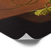 Still Life Frucht und Blume von Adelheid Dietrich Poster (Ecke)