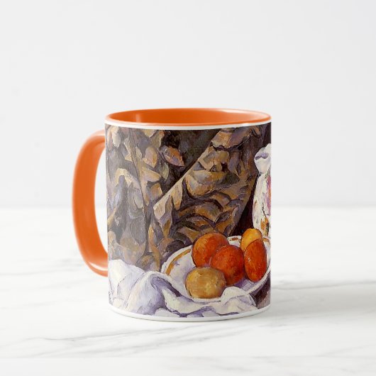 Still Life Fruit Pitcher Cezanne Tasse (Vorderseite Links)