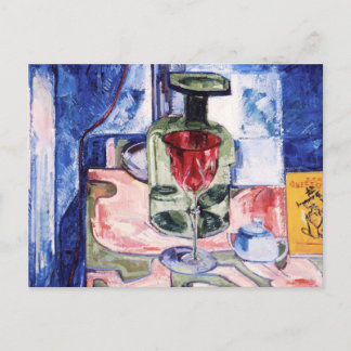 Still Life Green Flasche von Hans Hofmann Postcard Postkarte