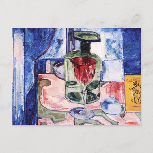 Still Life Green Flasche von Hans Hofmann Postcard Postkarte (Vorderseite)