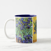 Still Life Irises Triptych Van Gogh Coffee Tasse (Links)