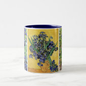 Still Life Irises Triptych Van Gogh Coffee Tasse (Mittel)
