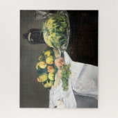 Still Life Lemon Pfirsiche von Manet Impressionist Puzzle (Vertikal)