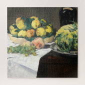 Still Life Lemon Pfirsiche von Manet Impressionist Puzzle (Vertikal)