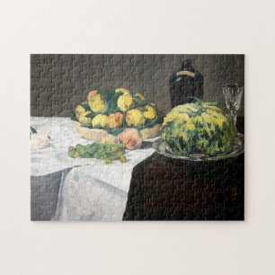 Still Life Lemon Pfirsiche von Manet Impressionist Puzzle