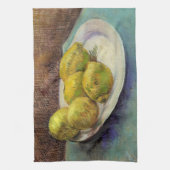 Still Life Lemons on a Plate by Vincent van Gogh Geschirrtuch (Vertikal)