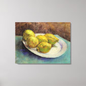 Still Life Lemons on a Plate by Vincent van Gogh Leinwanddruck (Vorderseite)