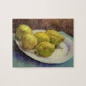 Still Life Lemons on a Plate by Vincent van Gogh Puzzle (Horizontal)