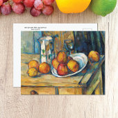 Still Life Milk Jug Fruit Paul Cézanne Postkarte