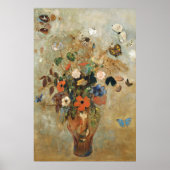 Still Life mit Blume (1905) von Odilon Redon Poster (Vorne)