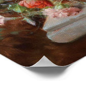 Still Life mit Blume von Hans Zatzka - Poster (Ecke)