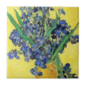 Still Life mit Irises Vincent van Gogh Fliese (Vorderseite)
