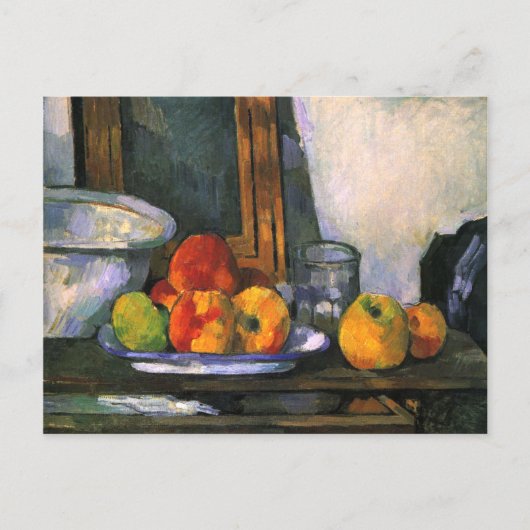 Still Life mit Open Drawing von Cezanne Postkarte (Vorderseite)