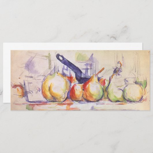 Still Life mit Saucepan von Paul Cezanne (Vorne/Hinten)