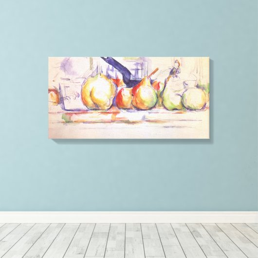 Still Life mit Saucepan von Paul Cezanne Leinwanddruck (Insitu (Holzboden))