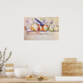Still Life mit Saucepan von Paul Cezanne Poster (Küche)