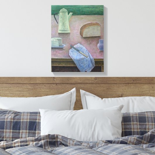 Still Life mit Wensleydale Käse 2013 Leinwanddruck (Insitu (Schlafzimmer))