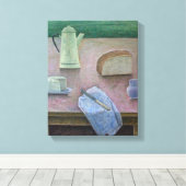 Still Life mit Wensleydale Käse 2013 Leinwanddruck (Insitu (Holzboden))