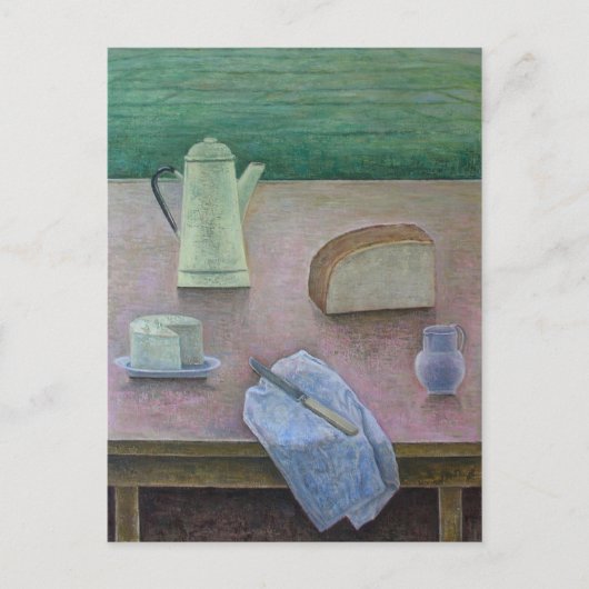 Still Life mit Wensleydale Käse 2013 Postkarte (Vorderseite)