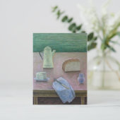 Still Life mit Wensleydale Käse 2013 Postkarte (Stehend Vorderseite)