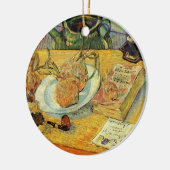 Still Life mit Zeichnend Vorstand von Vincent van  Keramikornament (Links)