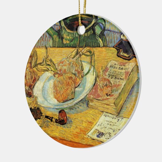 Still Life mit Zeichnend Vorstand von Vincent van Keramikornament (Links)