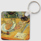 Still Life mit Zeichnend Vorstand von Vincent van Schlüsselanhänger (Rückseite)