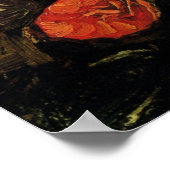 Still Life Mussels und Shrimps von Vincent van Gog Poster (Ecke)