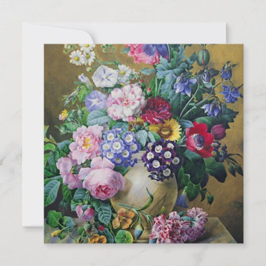 Still Life of Summer Blume House Erwärmung Party Einladung (Vorderseite)