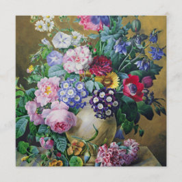 Still Life of Summer Blume House Erwärmung Party Einladung