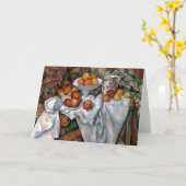 Still Life Orange - Paul Cezanne Malerei Art Karte (Gelbe Blume)