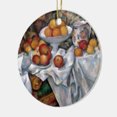 Still Life Orange - Paul Cezanne Malerei Art Keramik Ornament (Links)