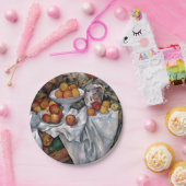 Still Life Orange - Paul Cezanne Malerei Art Pappteller (Party)