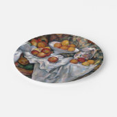 Still Life Orange - Paul Cezanne Malerei Art Pappteller (Schrägansicht)