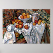 Still Life Orange - Paul Cezanne Malerei Art Poster (Vorne)