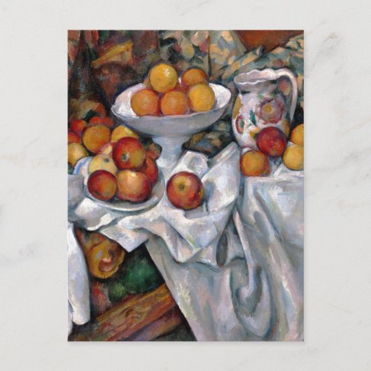 Still Life Orange - Paul Cezanne Malerei Art Postkarte (Vorderseite)