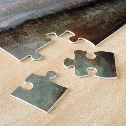 Still Life Orange - Paul Cezanne Malerei Art Puzzle (Seite)